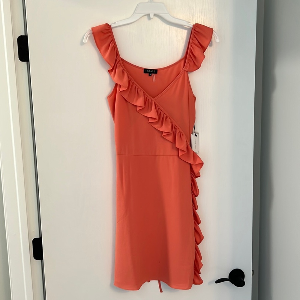 Peach colored sundress size 6